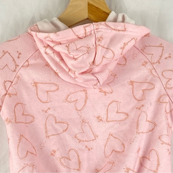 Body Glove Pink Heart Hooded Sweater Toddler Girl Size 3T - Picture 10 of 16